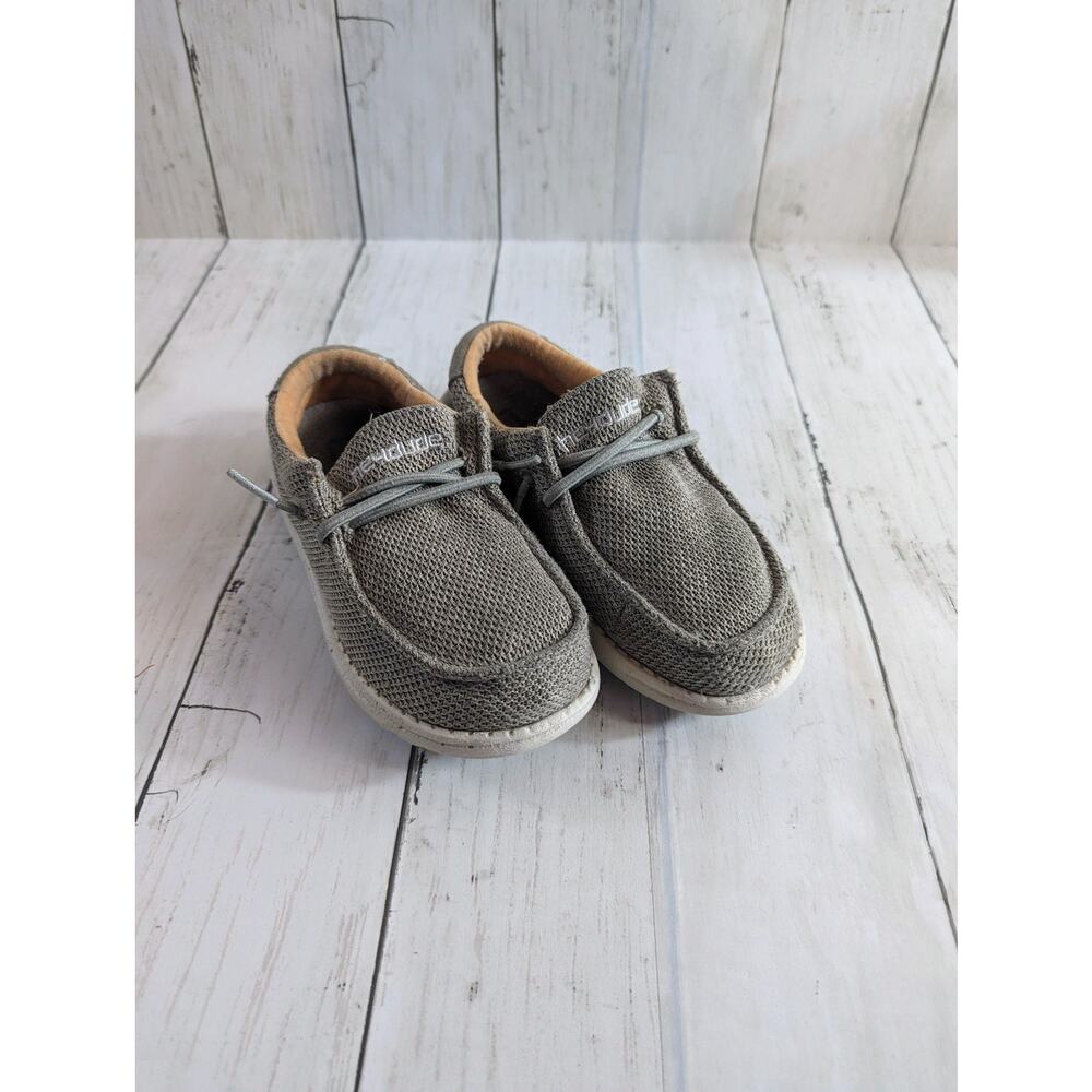 Hey Dude Grey Kid Size 12